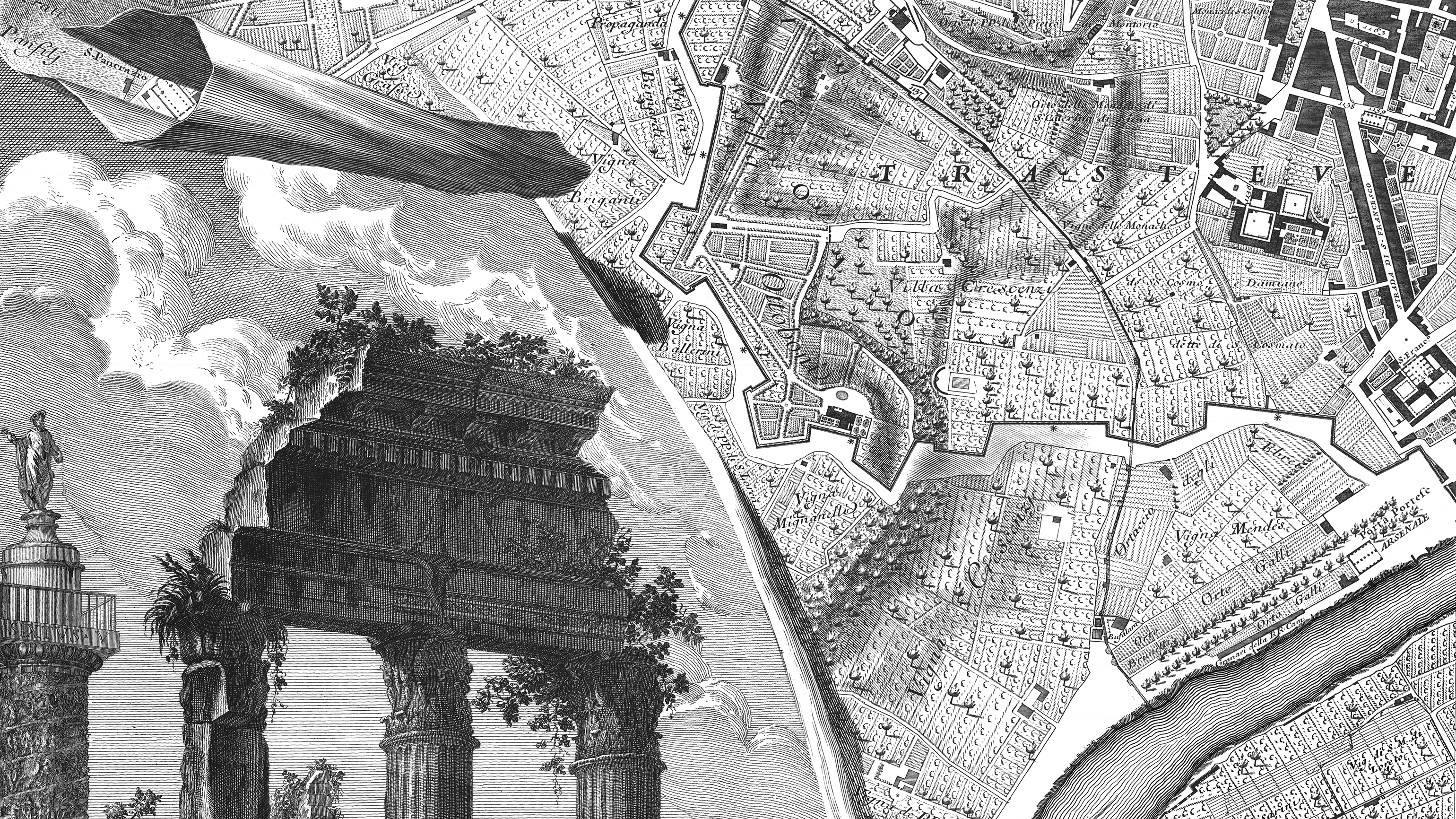 Giambattista Nolli - Map of Rome - 1748