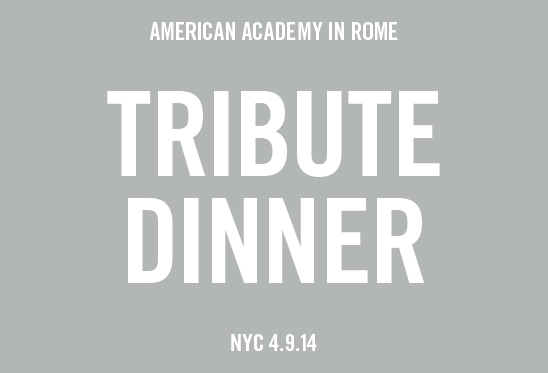 2014 Tribute Dinner - New York 2014 Tribute Dinner - New York