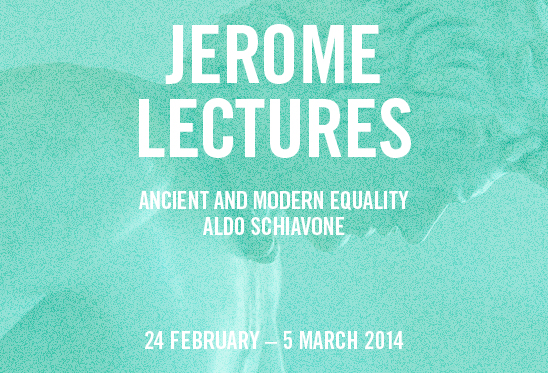 Aldo Schiavone - Ancient and Modern Equality