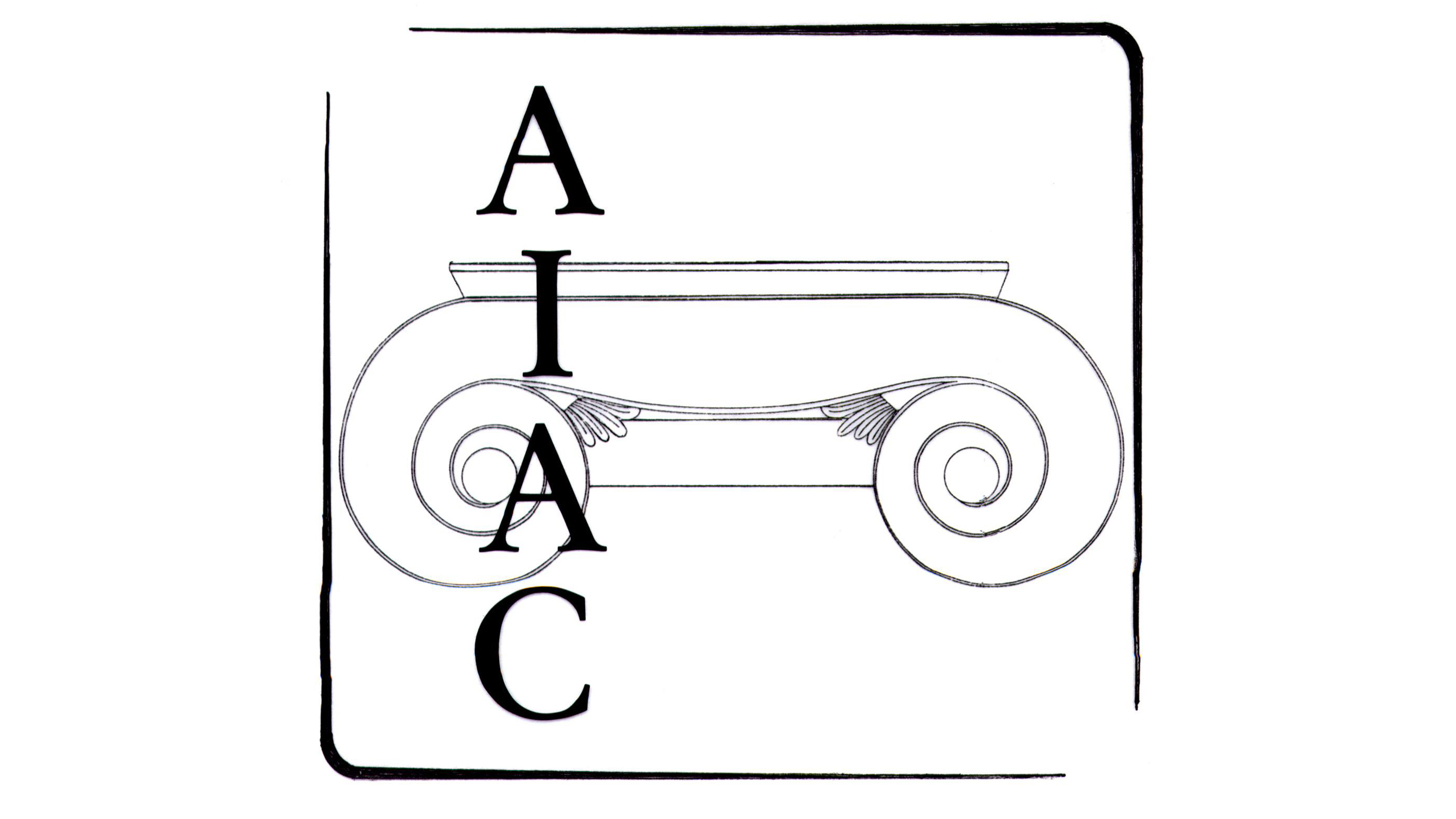 Graphic logo of the Associazione Internazionale di Archeologia Classica (AIAC)