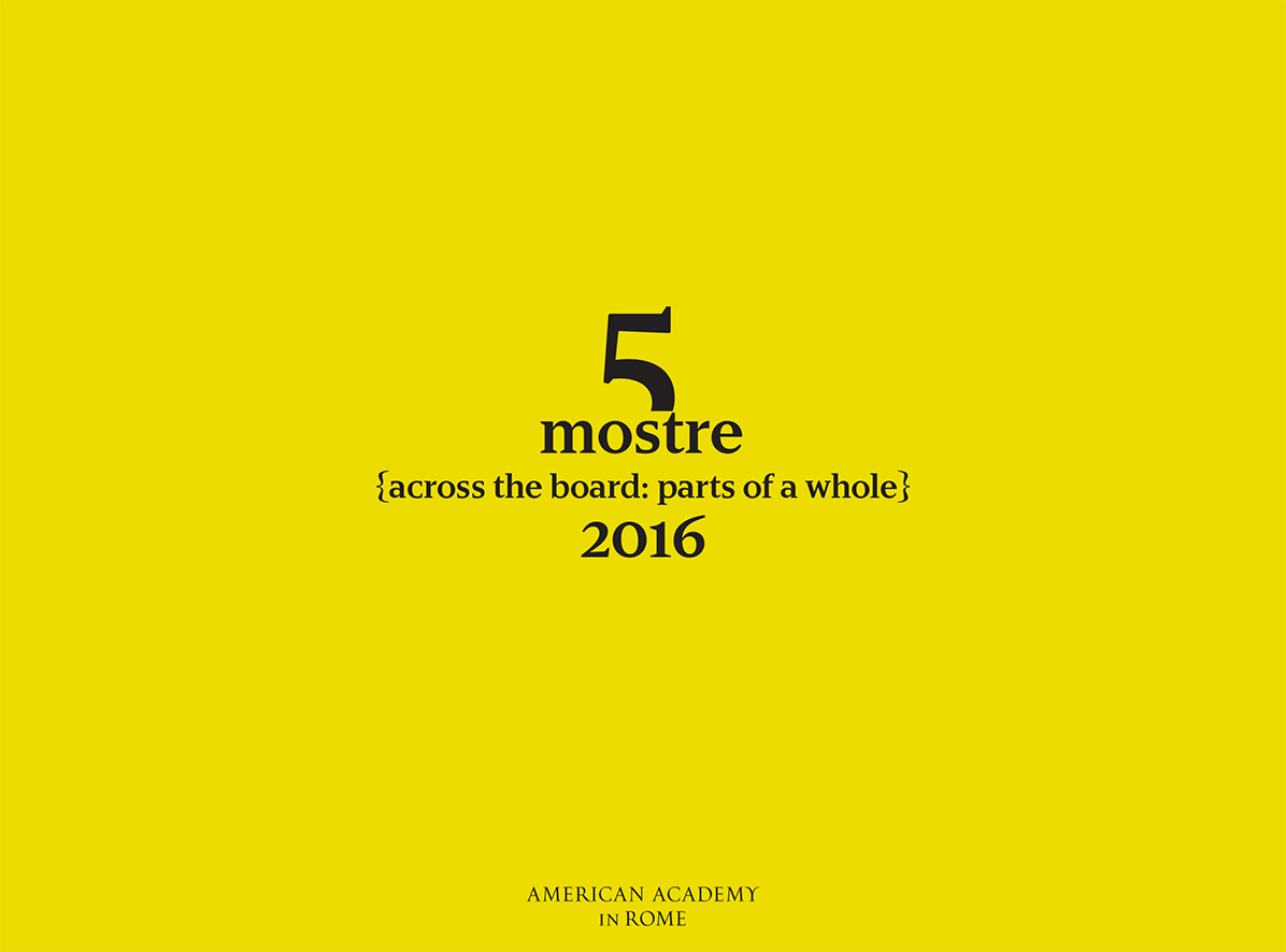 Cinque Mostre 2016 Cinque Mostre 2016