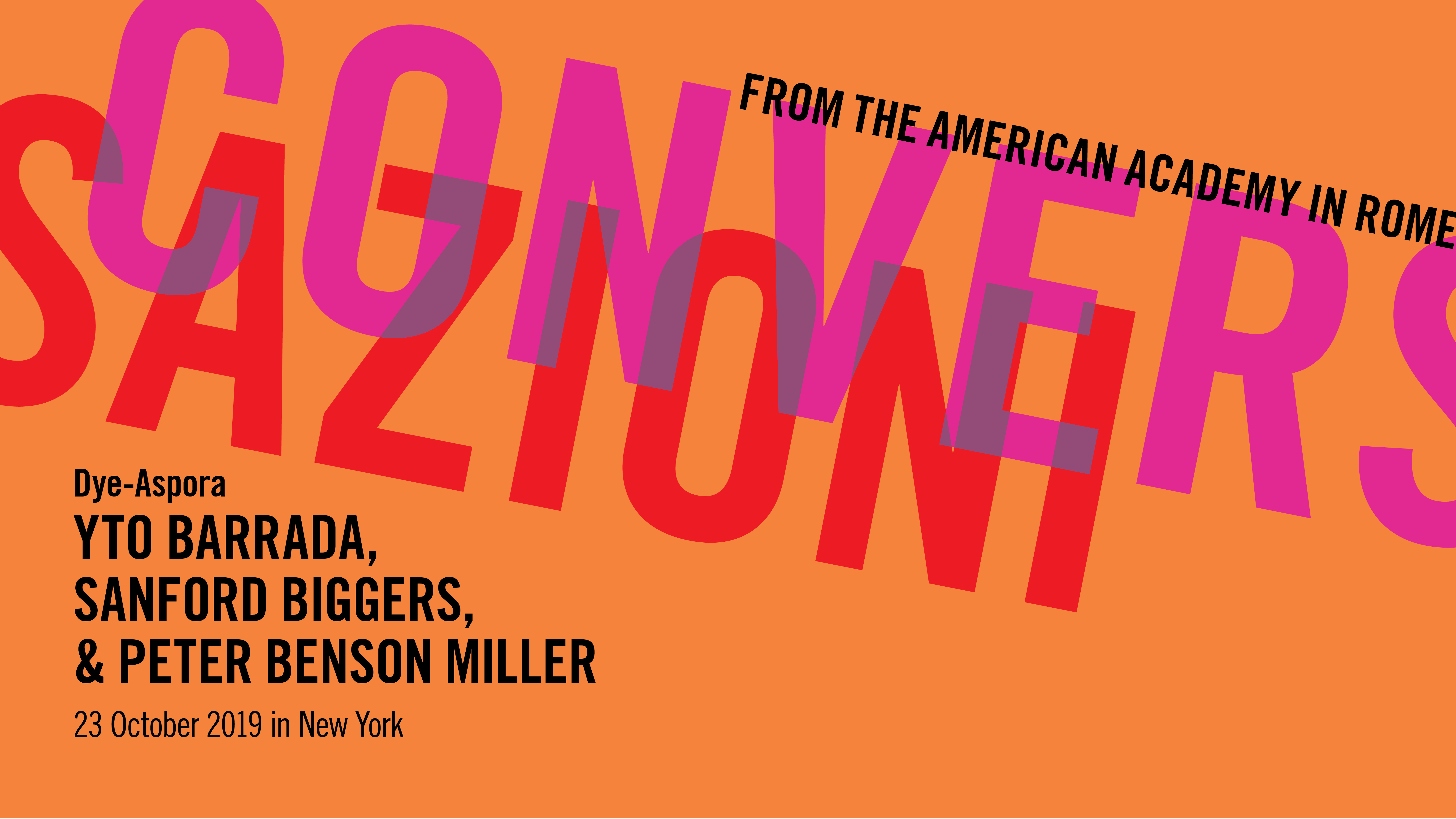 Conversations - 2019 - Yto Barrada Sanford Biggers