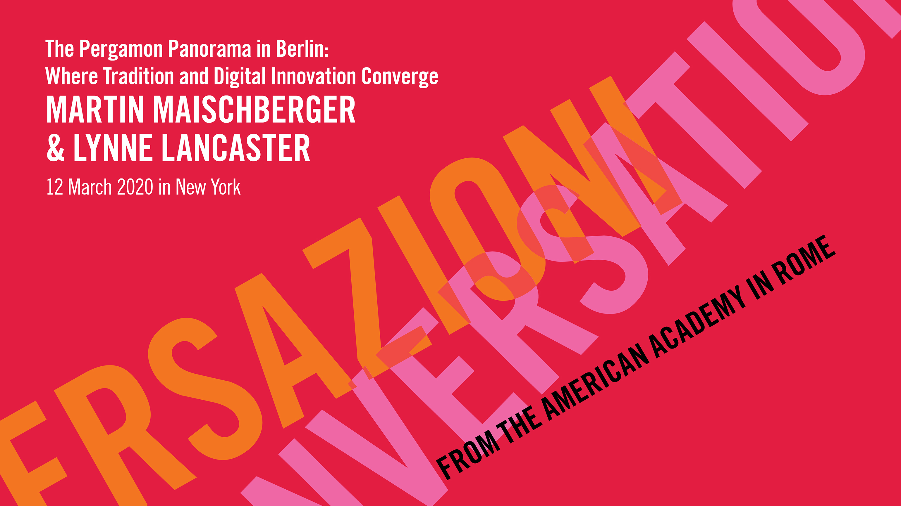 Conversations 2020 - Pergamon Panorama in Berlin