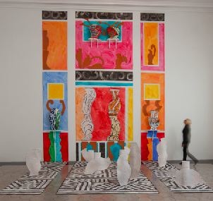 On Exhibit through 10 December at the AAR, 'Betty Woodman: Roman Fresco/Pleasures and Places'