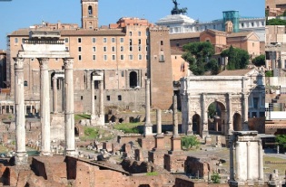 In Rome, 2010/11 Programming for Fellows Kicks Off with Forum Walk, Gallery Visit