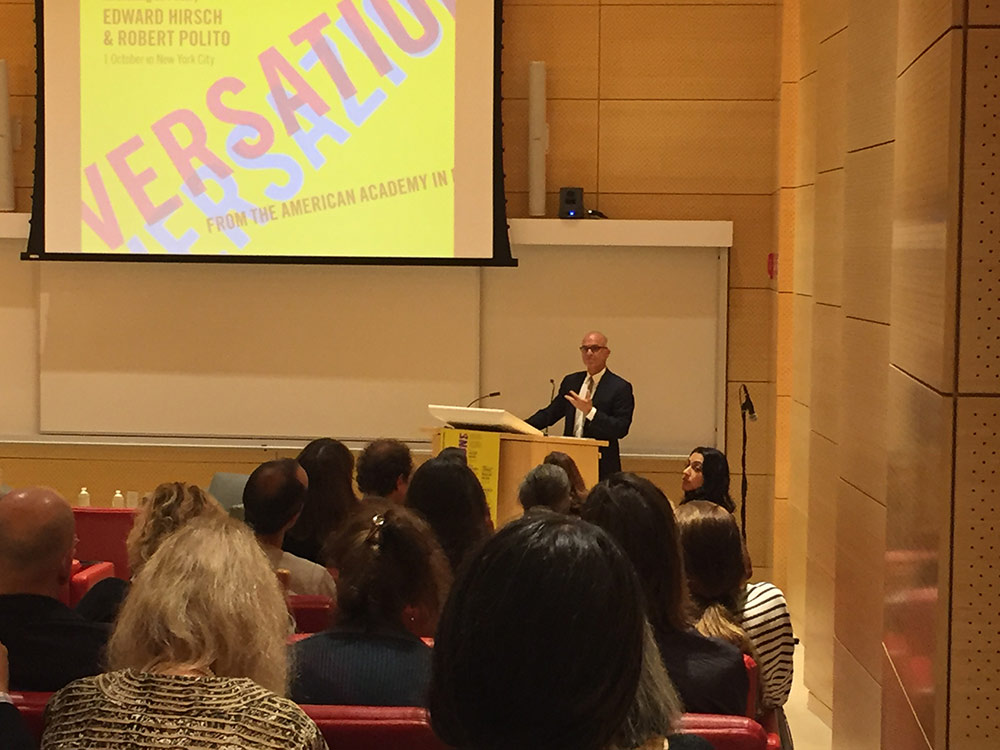 An Evening of Poetry with Robert Polito and Edward Hirsch