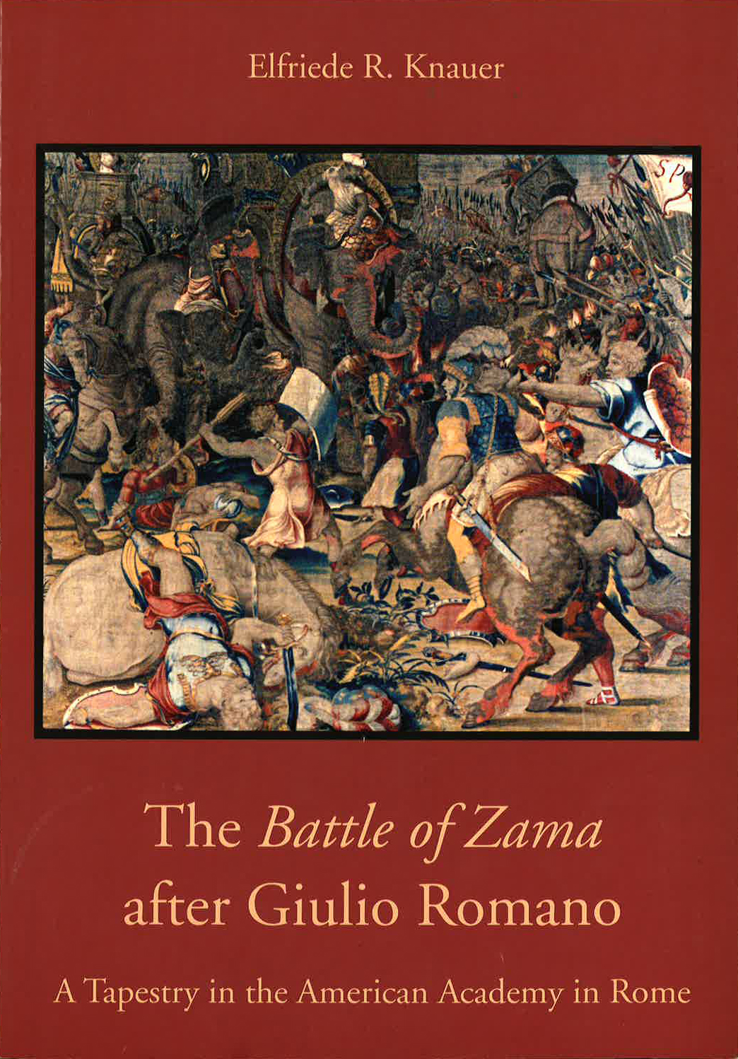 The “Battle of Zama” after Giulio Romano - book cover