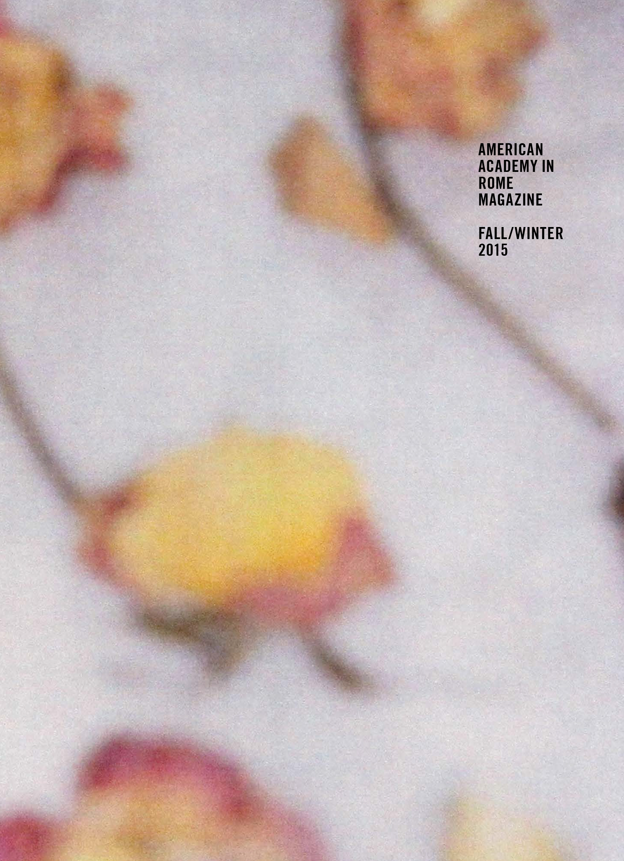 Cover of the Fall–Winter 2015 issue of AAR Magazine