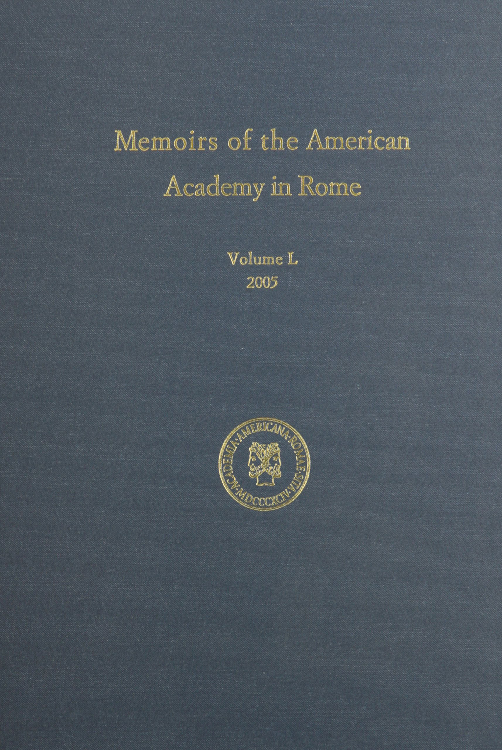 Memoirs Volume 50 - book cover