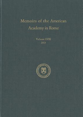 Memoirs volume 58 - book cover