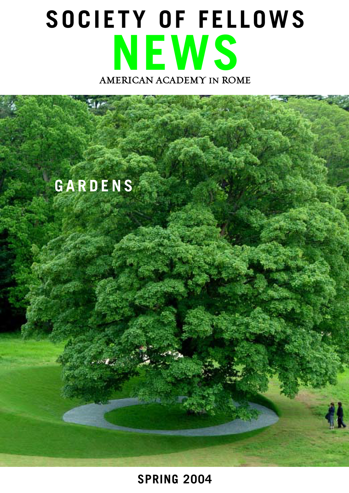 Cover of the Spring 2004 issue of Society of Fellows News