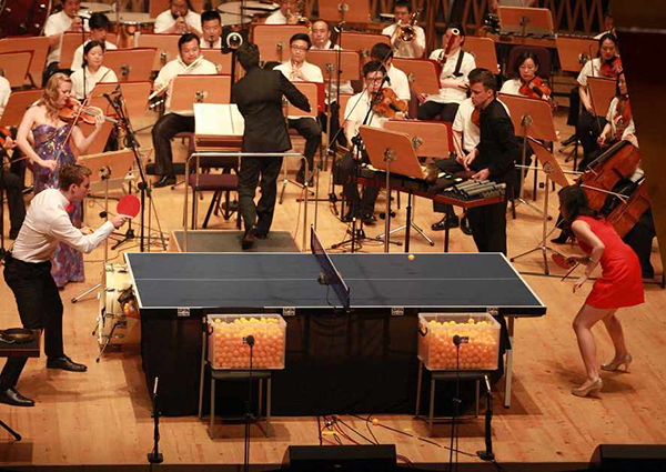 Andy Akiho Concerto Features Live Ping-Pong