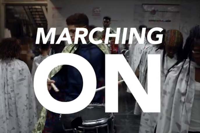 Bryony Roberts and Marching Cobras of New York