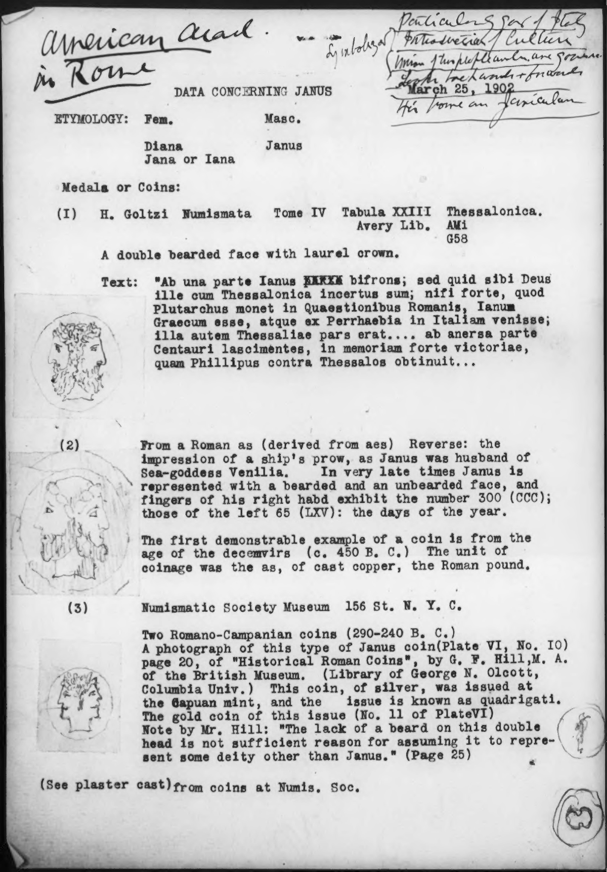 Digital scan of a typed letter with handwritten annotations