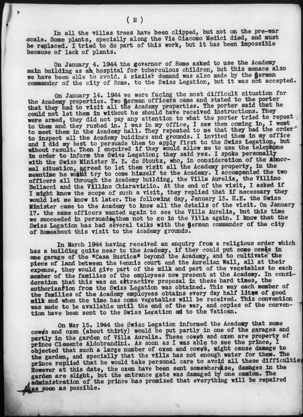 black and white scan of a typewritten document