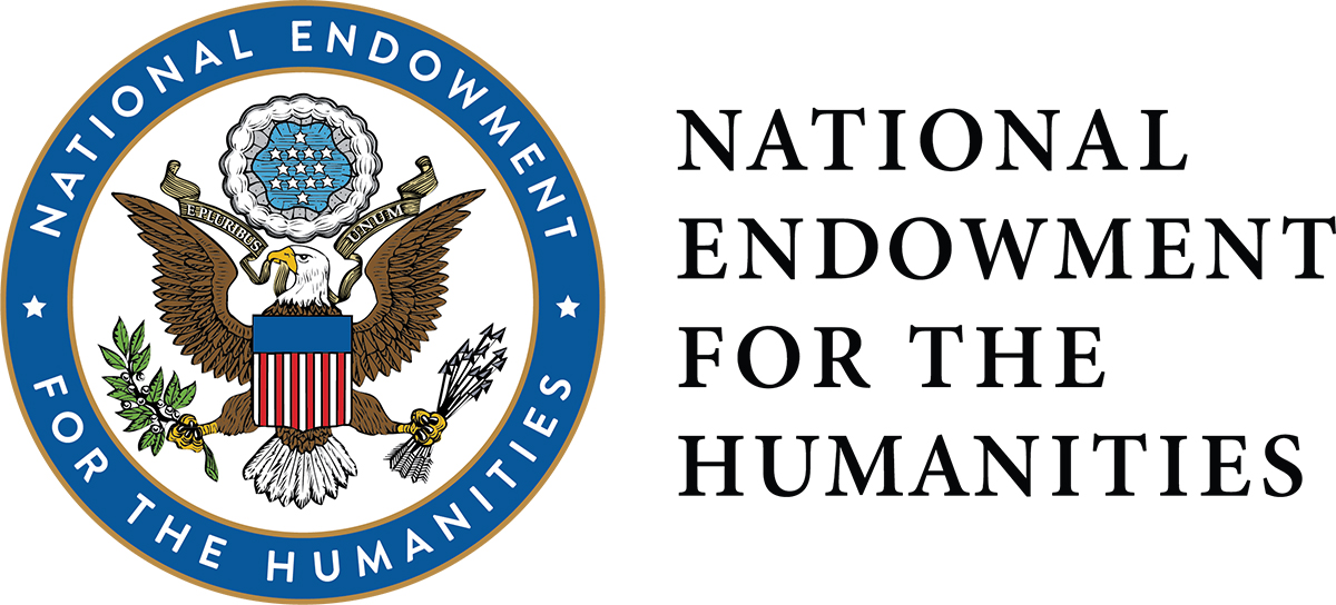 Government seal of the United States: on the left are the words National Endowment for the Humanities; on the right is a circular image with a bald eagle in the middle
