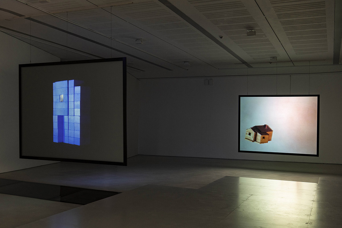 Color photograph of an art installation by Tomaso De Luca