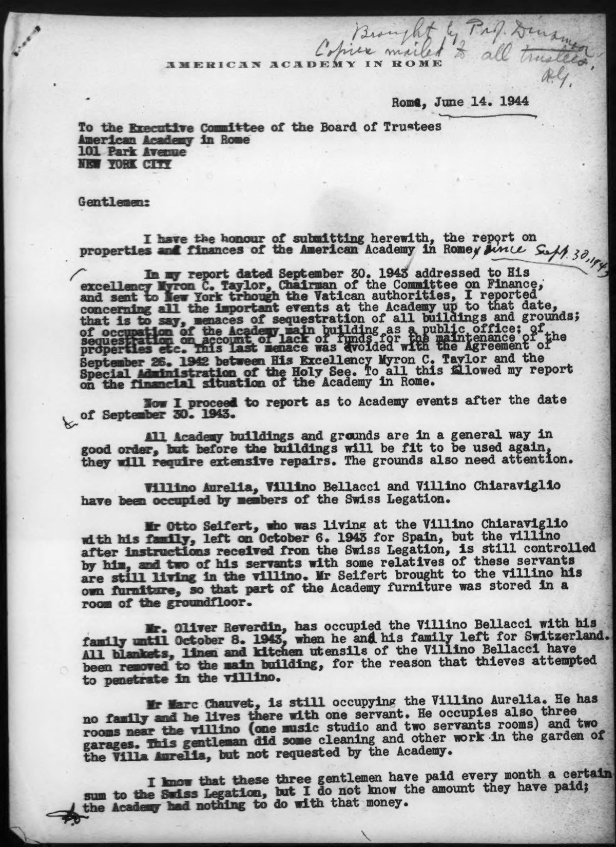 black and white scan of a typewritten document