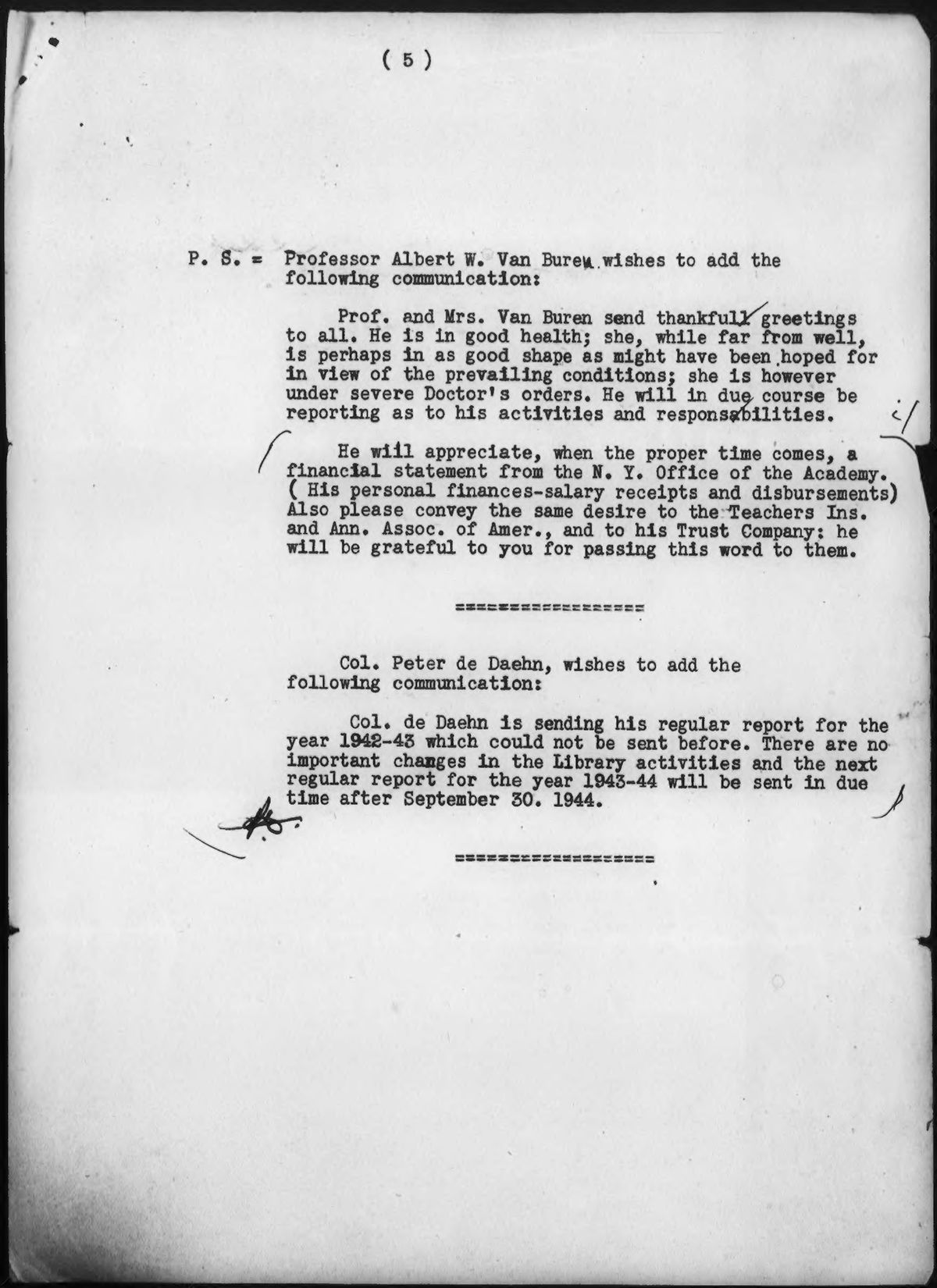black and white scan of typewritten page