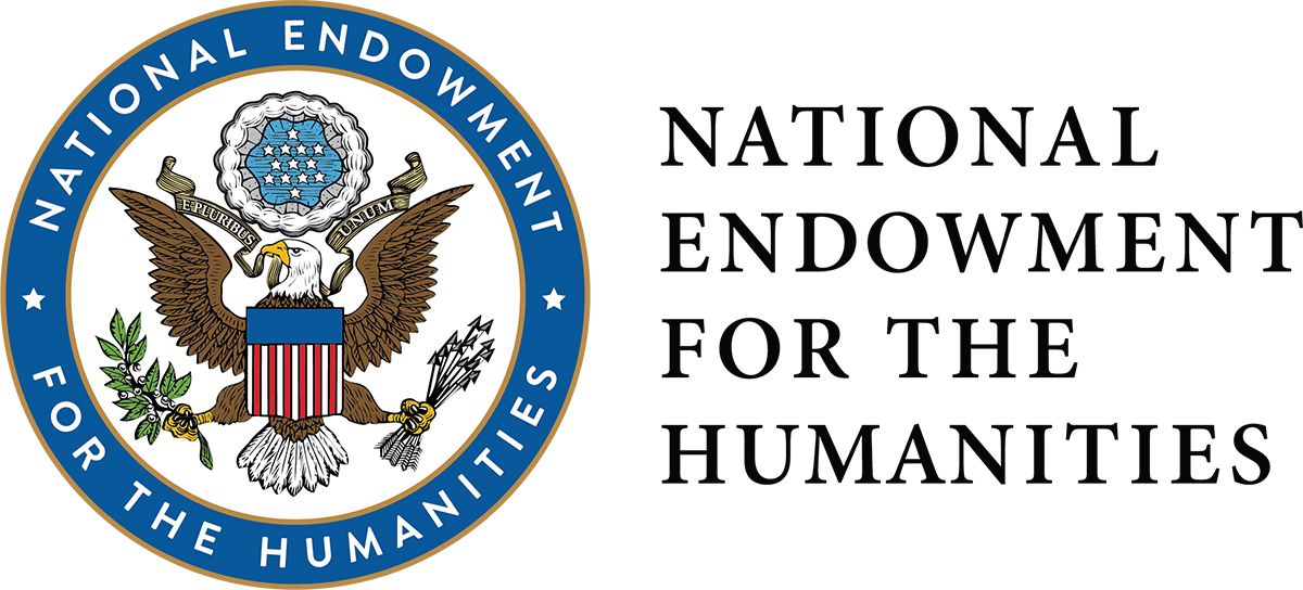 Government seal of the United States: on the left are the words National Endowment for the Humanities; on the right is a circular image with a bald eagle in the middle
