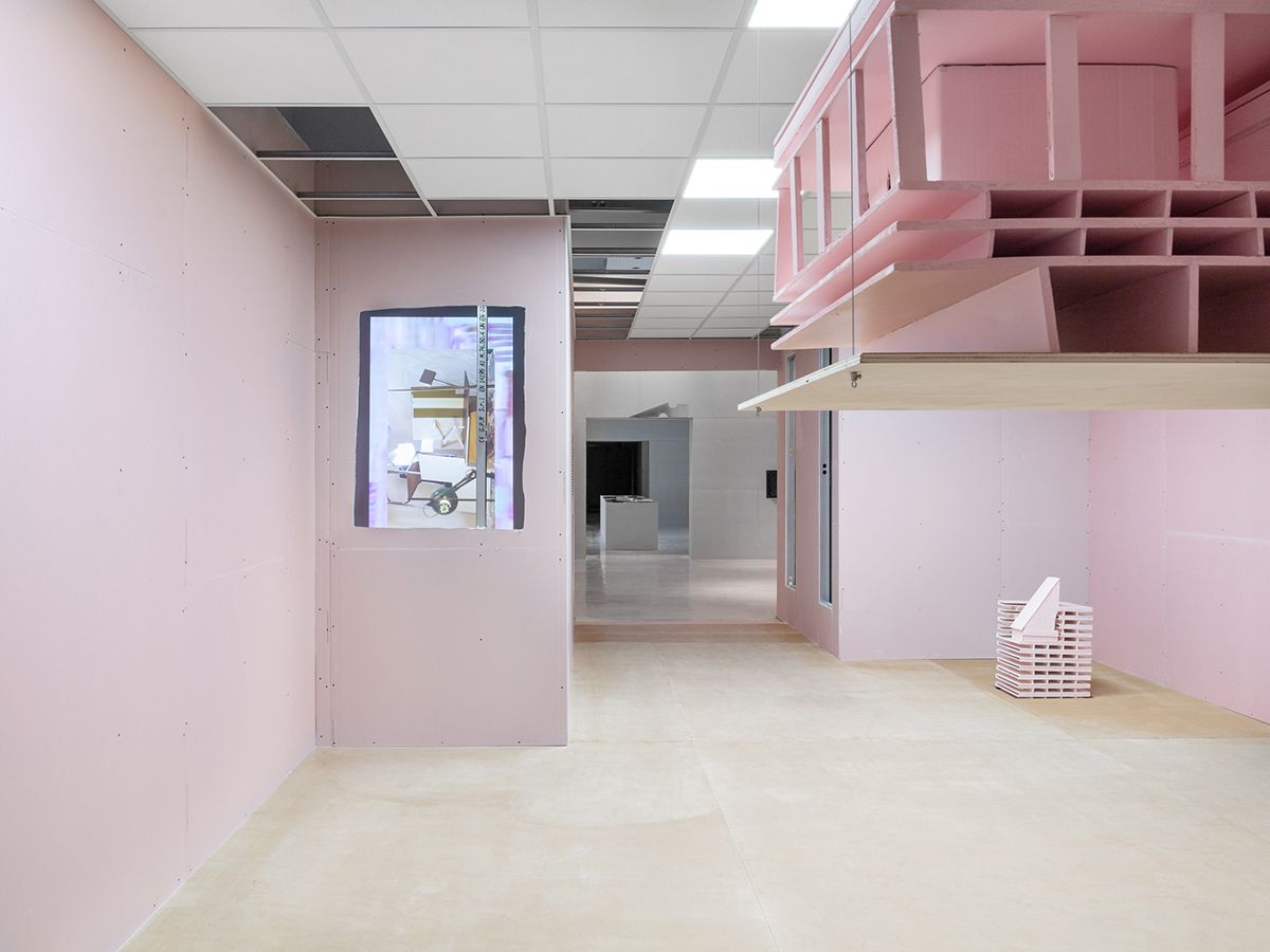 Color photograph of an art installation by Tomaso De Luca
