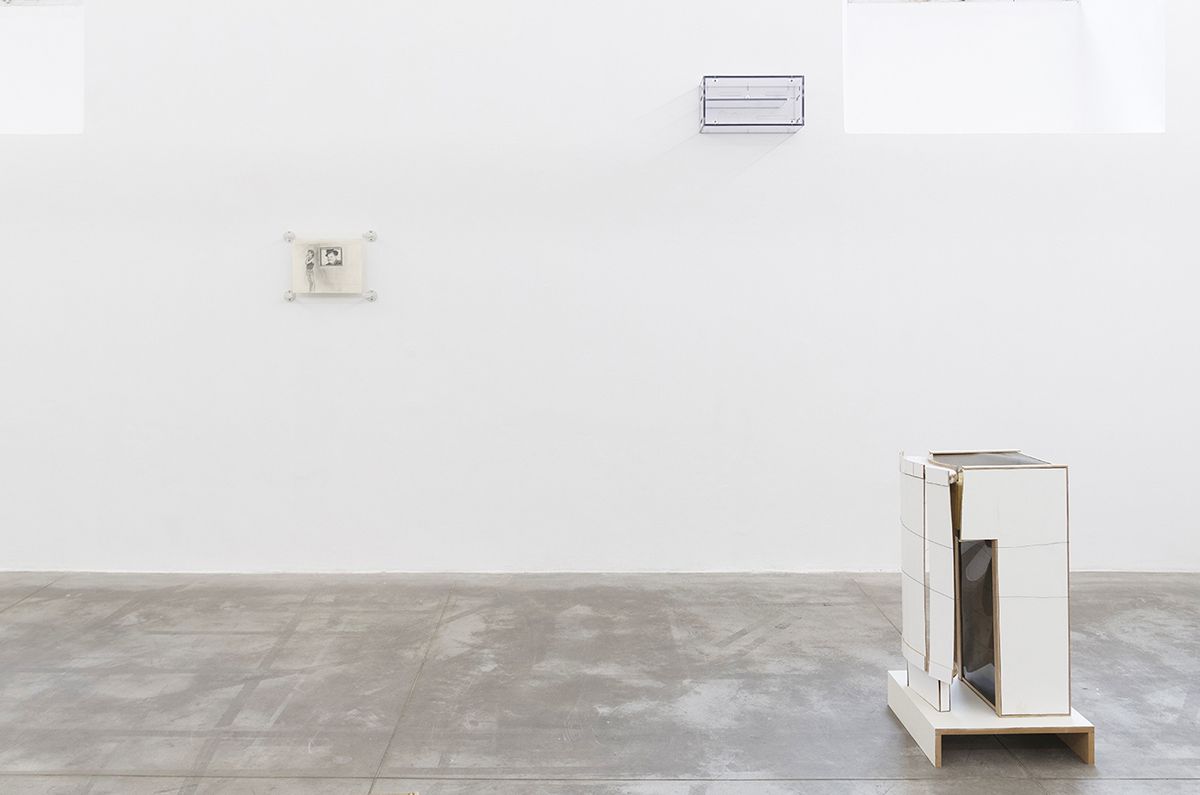 Color photograph of an art installation by Tomaso De Luca
