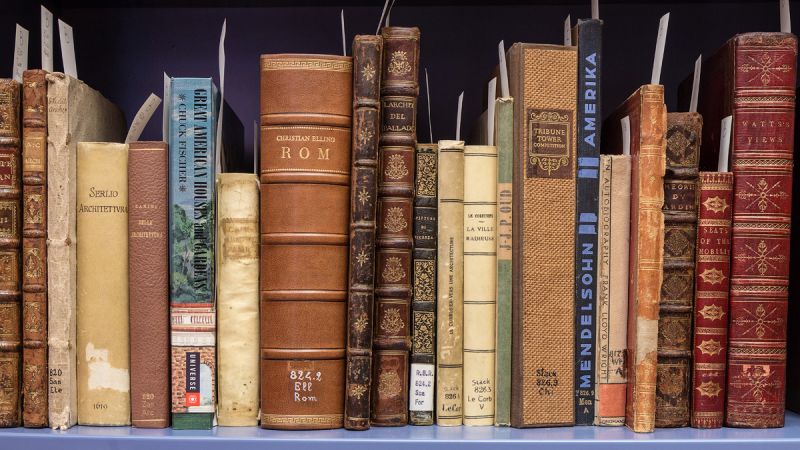 Research - Rare Book Room Shelves