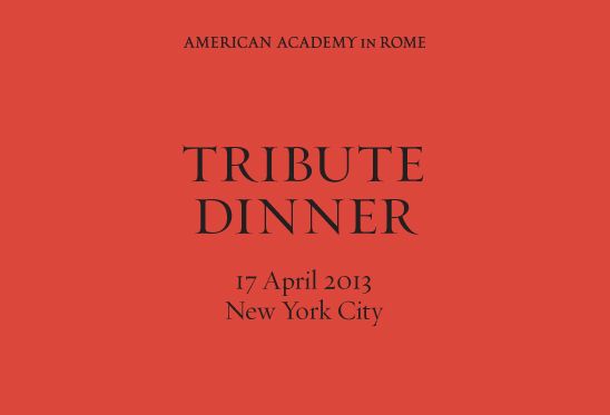 2013 Tribute Dinner - New York
