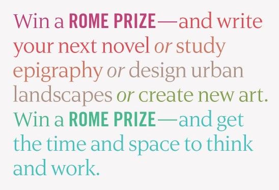 2017 Rome Prize Information Session 