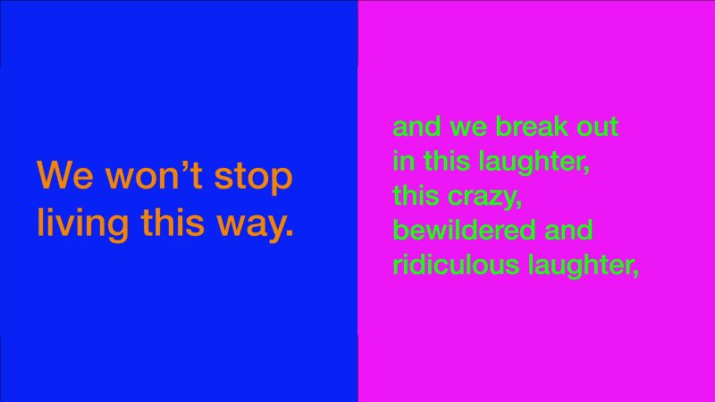 Tony Cokes: texts. tracks. (not an exhibition) 