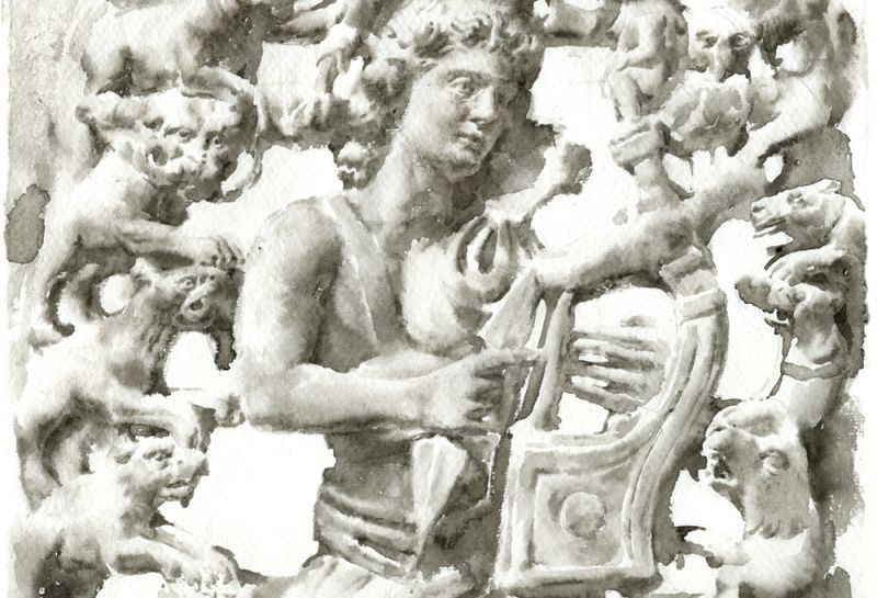Wendy Artin and Seamus Heaney - Stone From Delphi: Watercolors and Poems