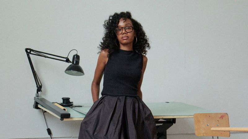 Akima Brackeen in her studio by Enrico Brunetti, 2025 