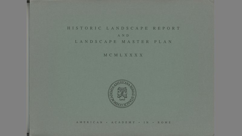 Color digital scan of the cover of a published report