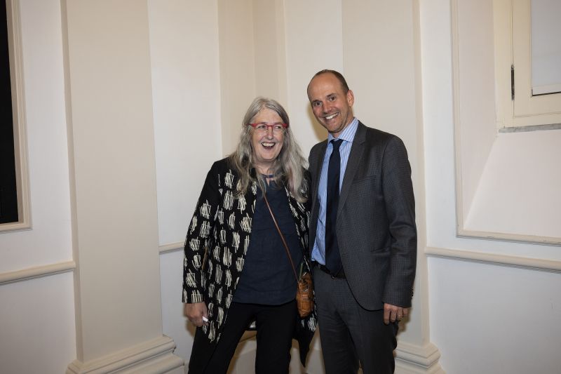 Mary Beard Lecture Review - Beard and Ochsendorf