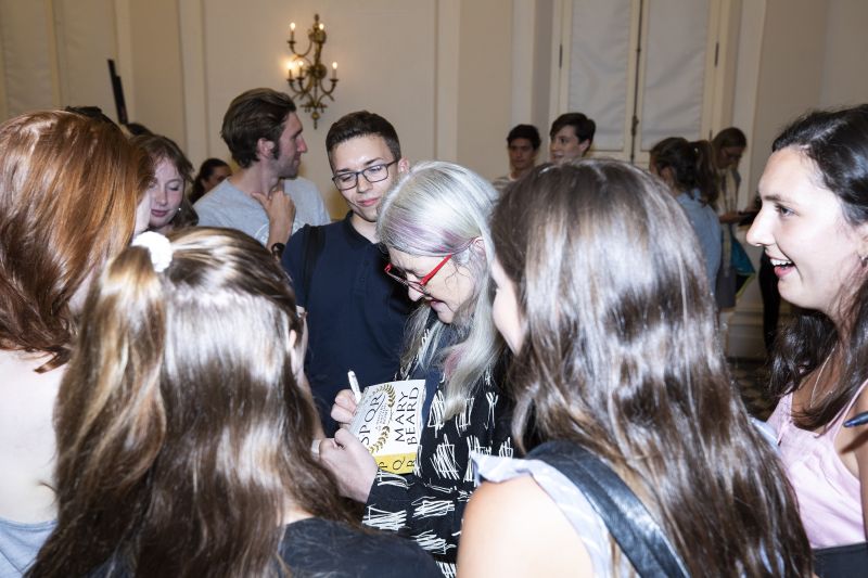 Mary Beard Lecture Review - Book Signing