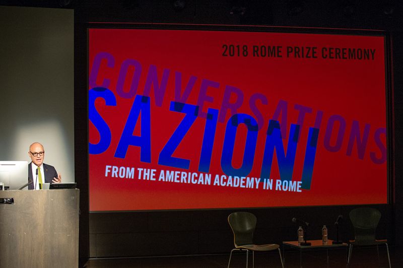 Scenes from the 2018–19 Rome Prize Ceremony