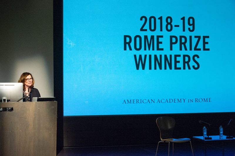 Scenes from the 2018–19 Rome Prize Ceremony