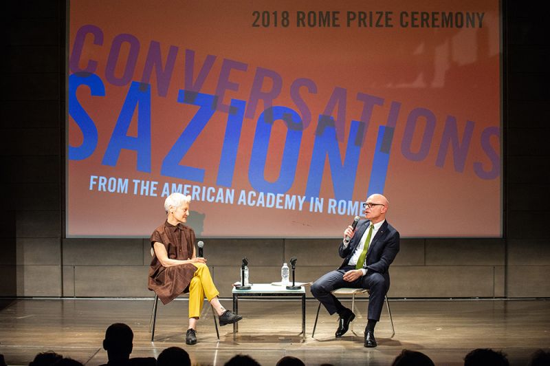 Scenes from the 2018–19 Rome Prize Ceremony