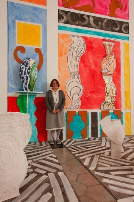 On Exhibit through 10 December at the AAR, 'Betty Woodman: Roman Fresco/Pleasures and Places'