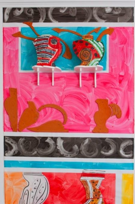 On Exhibit through 10 December at the AAR, 'Betty Woodman: Roman Fresco/Pleasures and Places'