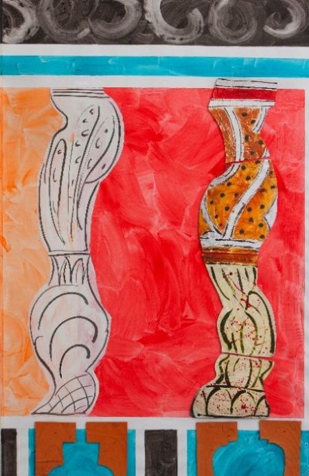 On Exhibit through 10 December at the AAR, 'Betty Woodman: Roman Fresco/Pleasures and Places'