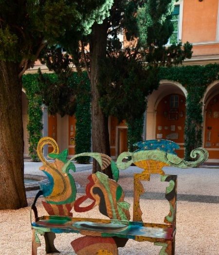 On Exhibit through 10 December at the AAR, 'Betty Woodman: Roman Fresco/Pleasures and Places'