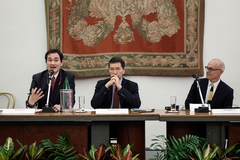 Launching the Centenary from the Capitoline with Ignazio Marino, Mayor of Rome