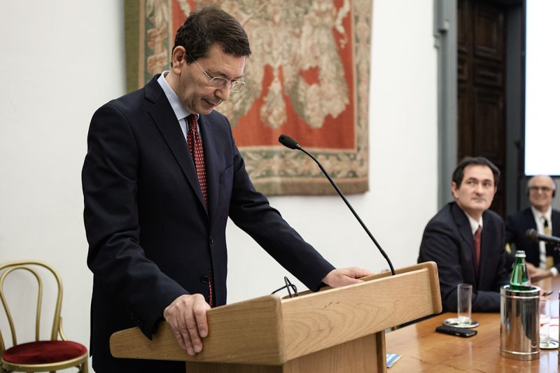 Launching the Centenary from the Capitoline with Ignazio Marino, Mayor of Rome