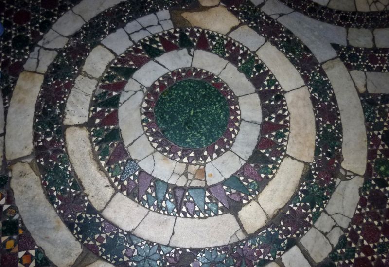 Polly Apfelbaum Searches for Color and Geometry on Roman Floors