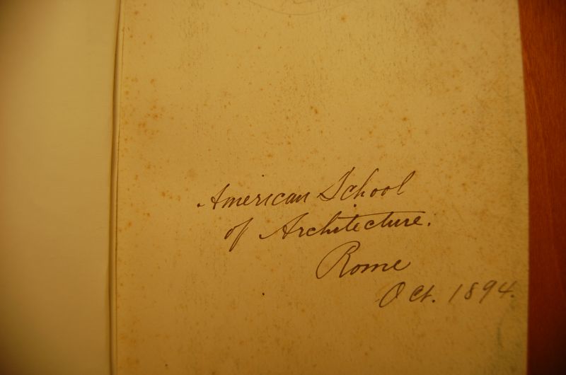 Founding the American Academy in Rome, 1894-1897