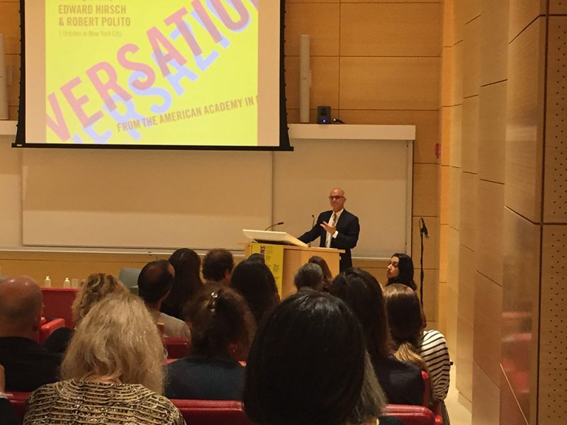 An Evening of Poetry with Robert Polito and Edward Hirsch