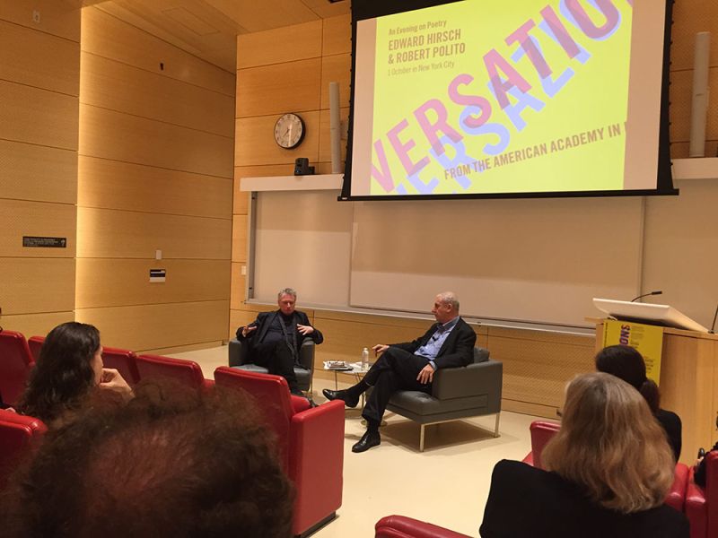 An Evening of Poetry with Robert Polito and Edward Hirsch