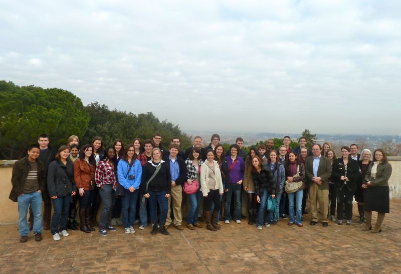 AAR-ICCS Collaboration Enriches the Rome Experience for a Select Group of Undergrads