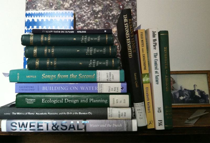 Peter Streckfus Works on Poetry Inspired by ‘Acqua Alta’ and the Bass Garden